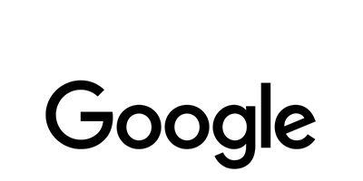 a black Google logo
