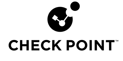 a black Checkpoint logo