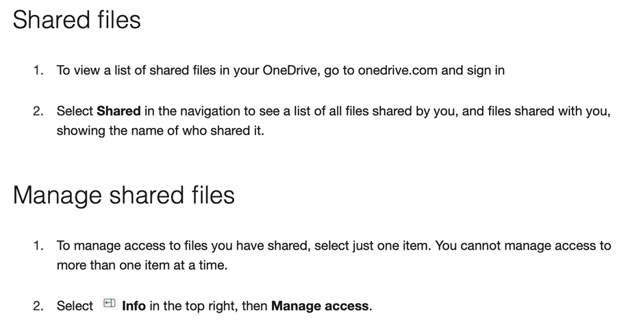 sharing files on onedrive securely